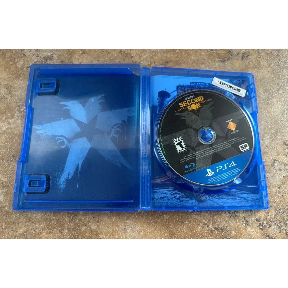 Infamous Second Son Limited Edition 2014 Sony PlayStation 4 Ps4 No Manuel